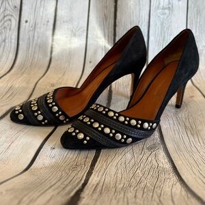 Rebecca Minkoff Black Studded Women's Heels